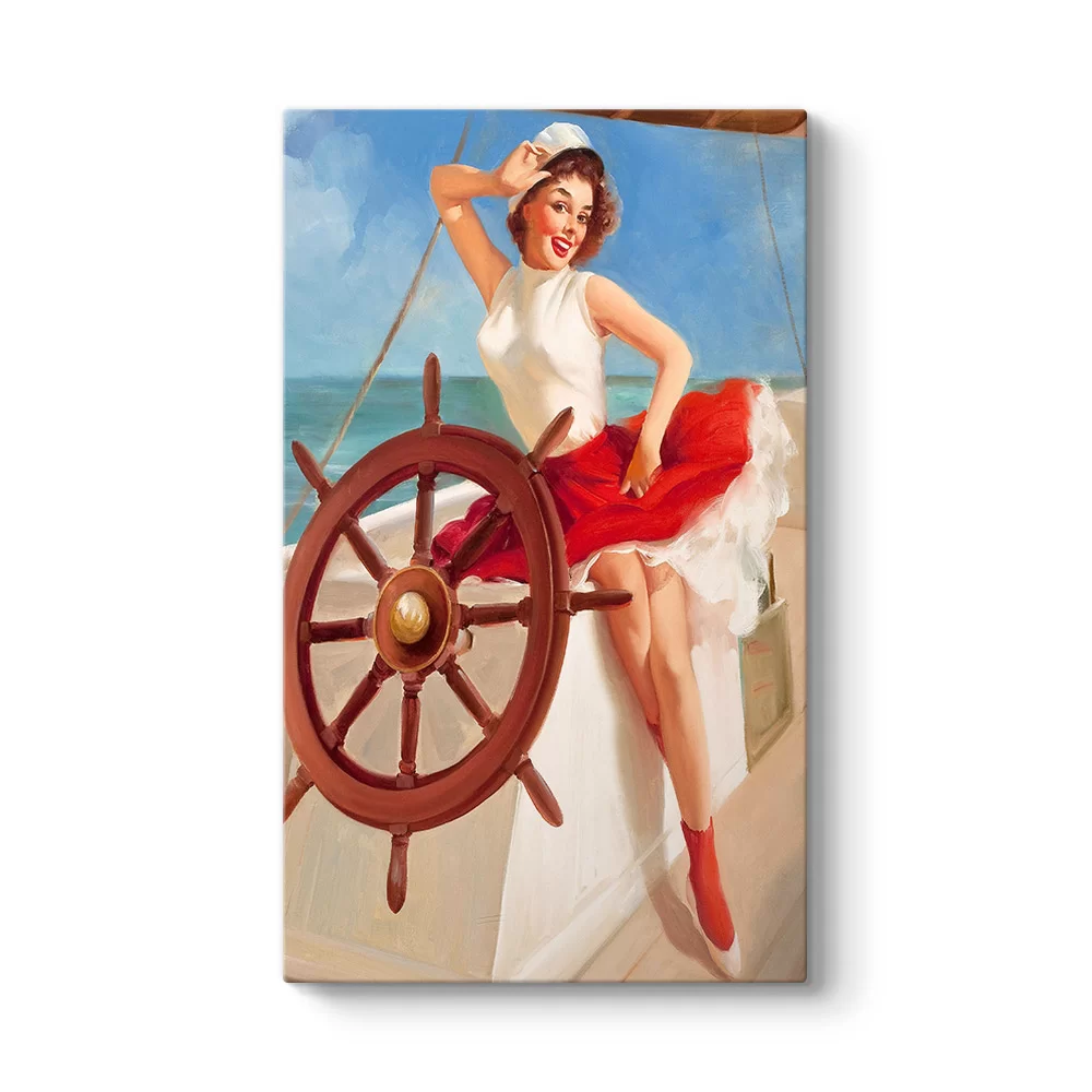 Pin Up Girl Denizci Tablosu - Model 35